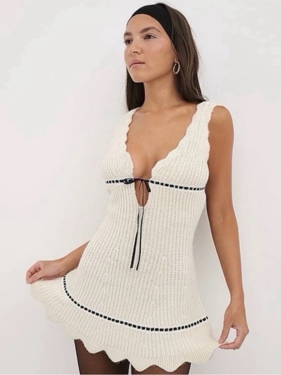 For Love And Lemons Dresses & Skirts - For Love & Lemons ‘Jade’ Crochet Mini Dress